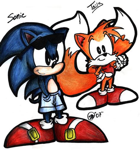 Sonic And Tails By Nickgurlpa On Deviantart