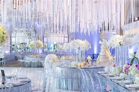 Hanging Crystals Fittingly Filled The Crystal Ballroom Ceiling At The