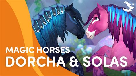 Meet Dorcha And Solas 😍🌸💙 Star Stable Magic Breeds Youtube