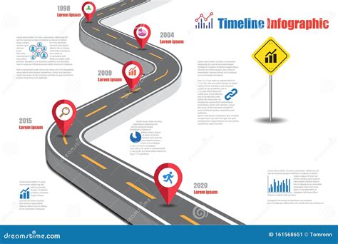 Infographic Timeline Concept With Road Timeline Infographic Roadmap Images