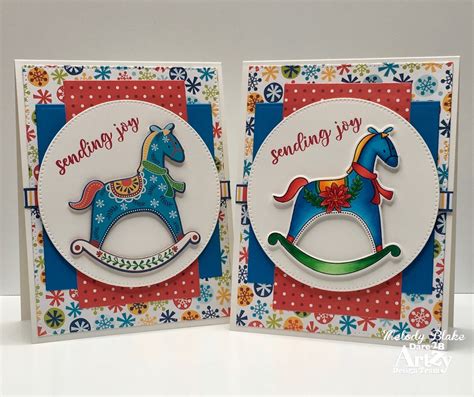 Clean And Simple Christmas Cards With Dare 2b Artzy Melody Blake