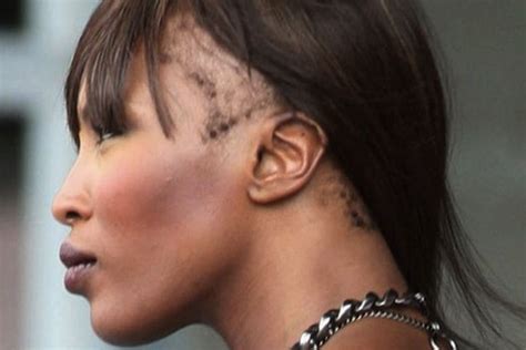 Fashion Mystery What S Up With Naomi Campbell S Bald Spot Racked