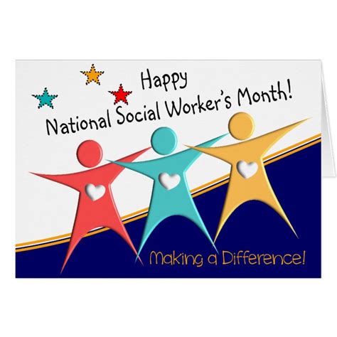 Happy Social Workers Month Cards Zazzle