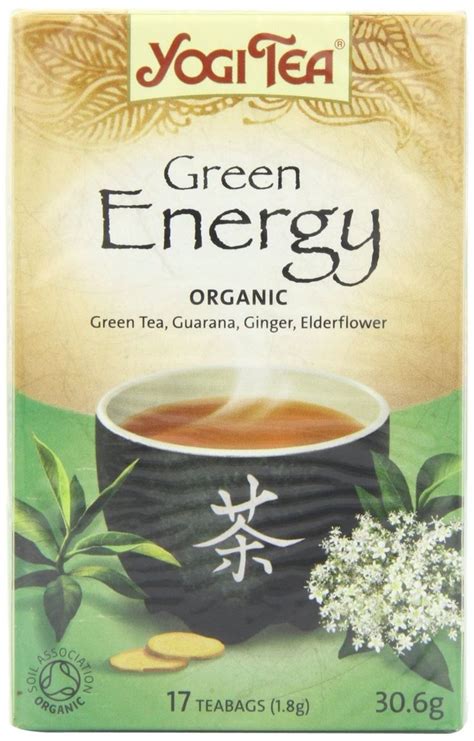 Yogi Tea Green Energy 30 6g Energy Tea Yogi Tea Organic Green Tea