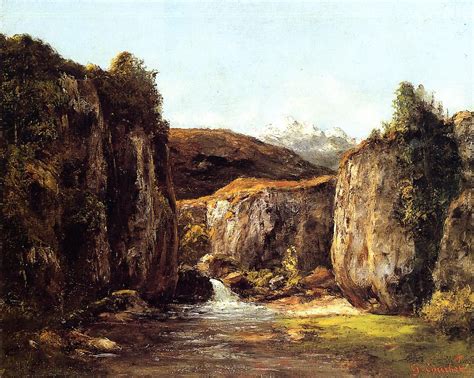 Gustave Courbet Landscape The Source Among The Rocks Of The Doubs 50