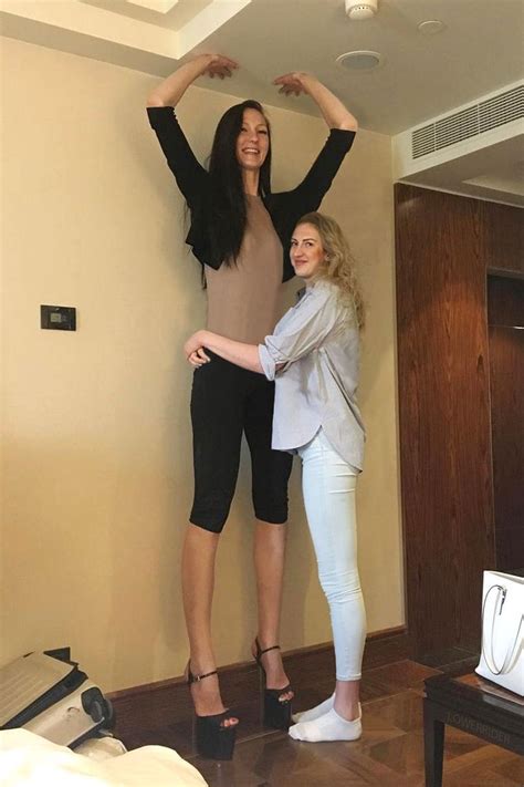 God Is Great Meet Ekaterina Lisina The Worlds Tallest Female Model