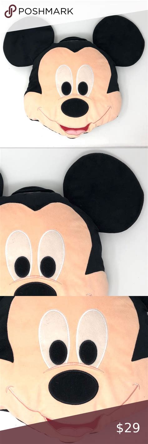 Disney Store Exclusive Mickey Mouse Head Pillow Mickey Mouse Head