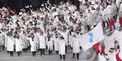 평창올림픽 남북선수단 11년만에 공동 입장 스포츠일반 스포츠 뉴스 한겨레