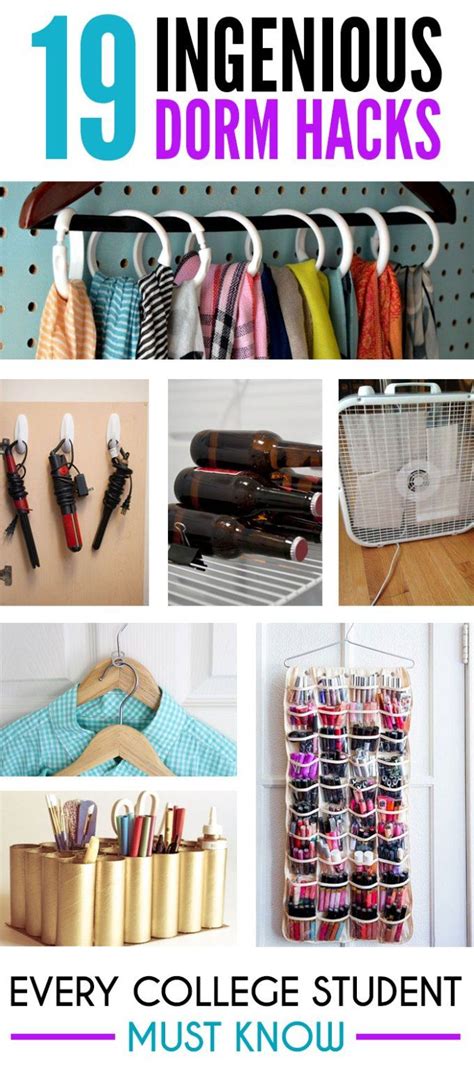 19 Ingenious Dorm Hacks Every College Student Must Know Society19