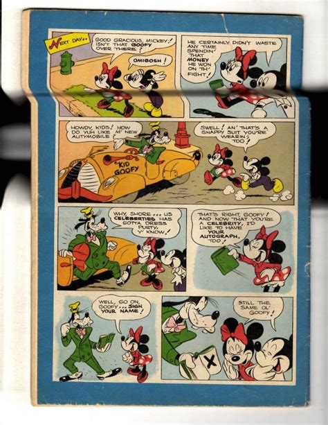 Four Color 116 Vg Dell Golden Age Comic Book Walt Disney Mickey Mouse