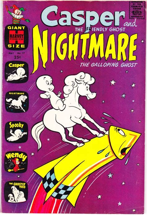 Casper The Friendly Ghost And Nightmare 17 Comic Book 1967 Harvey Vf