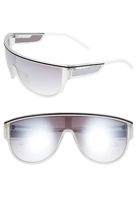 free shipping and returns on the marc jacobs 150mm mirrored shield sunglasses at