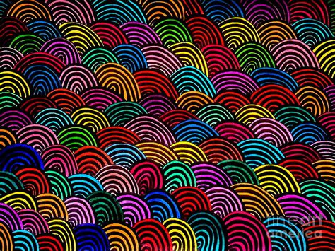 Waves Of Color Drawing By Neal Alicakos Fine Art America