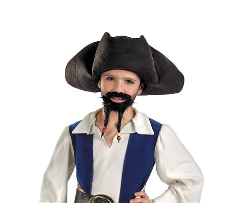 Disguise Pirates Of The Caribbean Jack Sparrow Pirate Hat Mustache