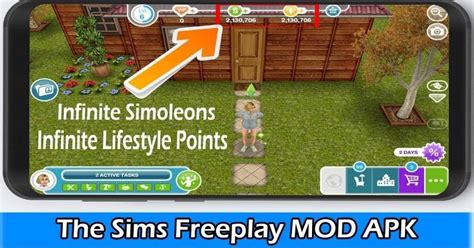 The Sims Freeplay Mod Unlimited Money Hacvector