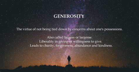Generosity ~ Definition & Meaning - POSITIVE WORDS RESEARCH