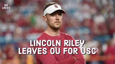 Lincoln Riley Leaves Ou For Usc Youtube