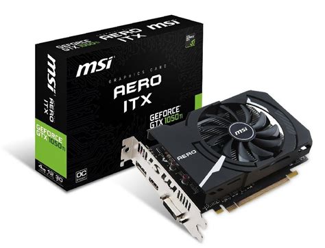 Msi Msi Geforce® Gtx 1050 Ti 4gb Aero Itx Ocv1 Grafikkarte 4 Gb Gddr5