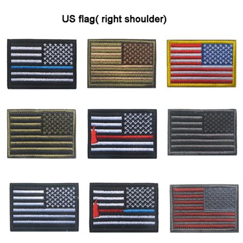 Embroidered Usa Flag Patches Army Badge Tactical Military Patches