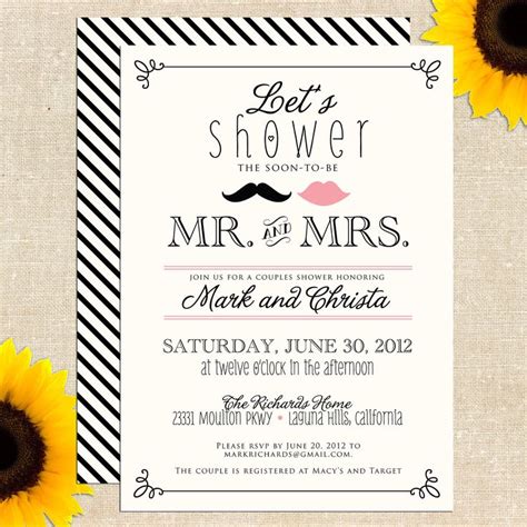 vintage mr and mrs couples shower invitation diy printable 20 … couples wedding shower