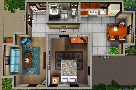 Mod The Sims Ledomus Starter Home Plan 1 No Cc
