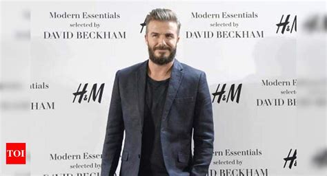 Beckham Shaved Beard For Wife Victorias Kiss Times Of India