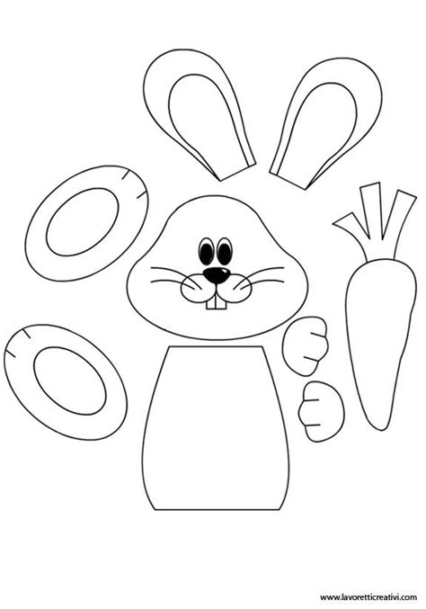 Easter Craft Printables Pasqua Coniglio Fai Da Te Kids Crafts