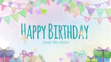 Birthday Slideshow - After Effects Templates | Motion Array