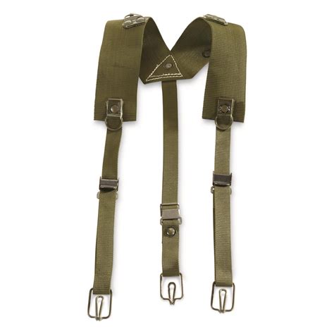 Czech Military Surplus Suspenders Used 702255 Military Belts