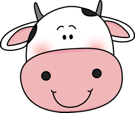 Clip Art Cow Face Clip Art Library