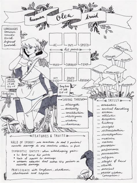Link to a discord channel for contact also included. D&d 5e blank character sheet pdf