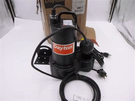 Dayton 3bb69 Submersible Sump Pump 12 Tether Float 57 Gpm Flow Rate