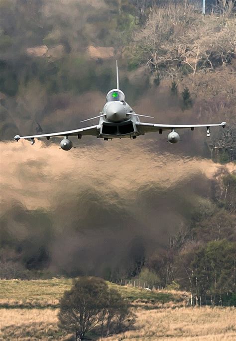 Raf Eurofighter Typhoon Low Level Flight In The Mach Loop Uk Photo By