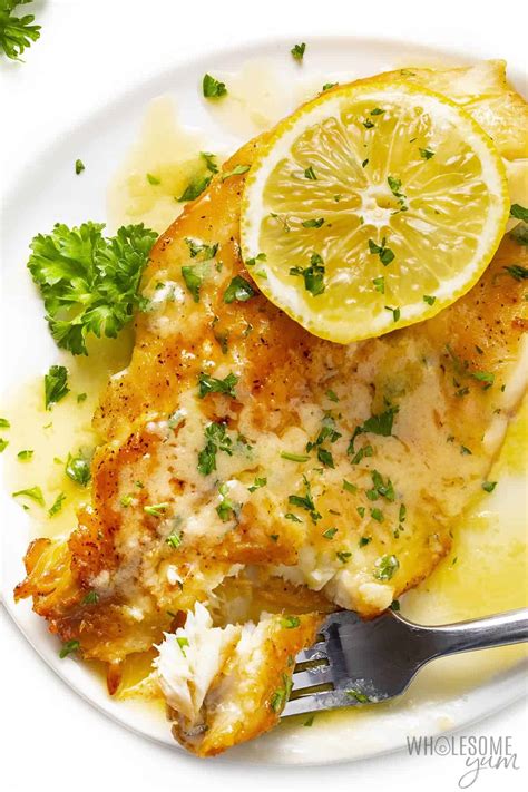 Pan Fried Tilapia With Lemon Butter Sauce Story Telling Co