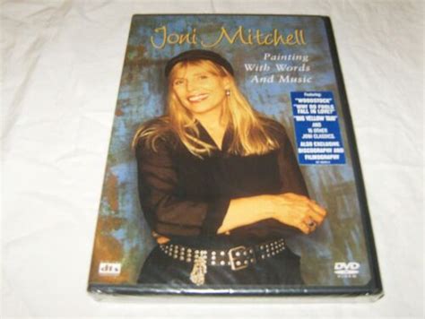 Joni Mitchell Painting With Words And Music Dvd New In Wrap