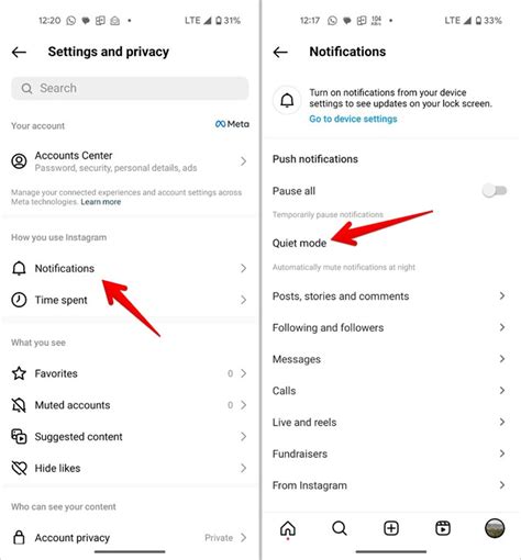 What Is Quiet Mode In Instagram And How To Turn It On Or Off Techwiser