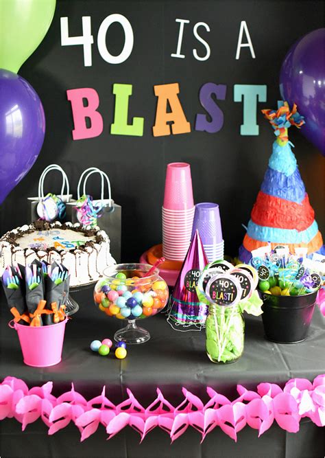 Lady 40th Birthday Ideas 40th Birthday Party Throw A 40 Is A Blast