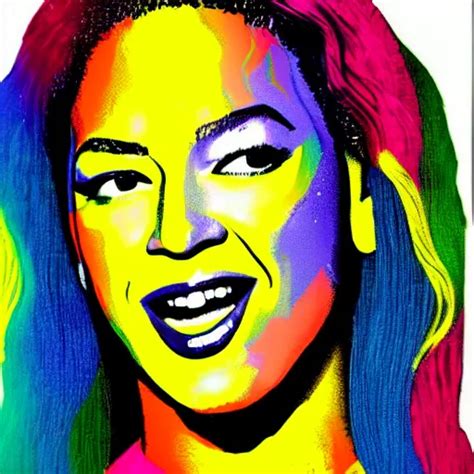 Rainbow Beyonce Pop Art Stable Diffusion Openart