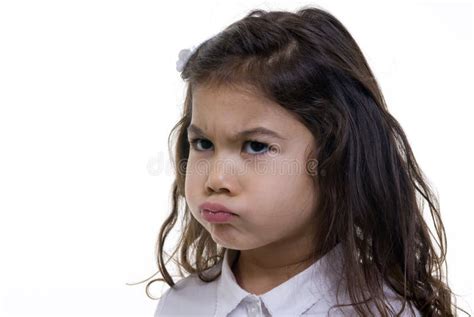 Pouting Girl Stock Photo Image Of Imagination Expression 3805212