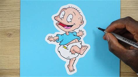 How To Draw Rugrats Tommy Pickles Step By Step Tutorial Dma