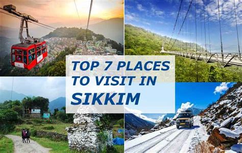 Top 7 Places To Visit In Sikkim Sikkim Tourist Attractions Sikkim