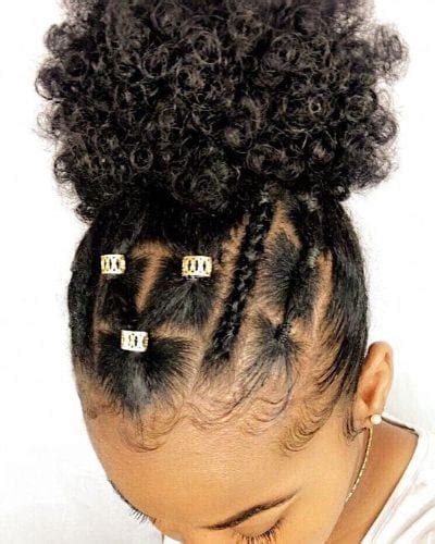 Another way how to pack hair of medium length is to make a beautiful the packing gel hairstyle is always a classic option for most women. 40 Easy Rubber Band Hairstyles on Natural Hair Worth Trying | Coils and Glory