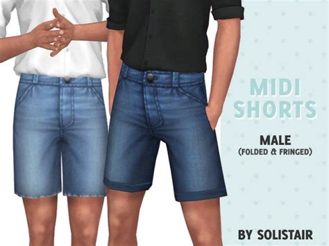 Midi Shorts Male Die Sims 4 Download Simsdomination Sims 4 Male