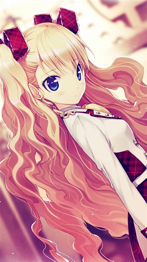 25 Cute Girl Anime Iphone Wallpaper Baka Wallpaper