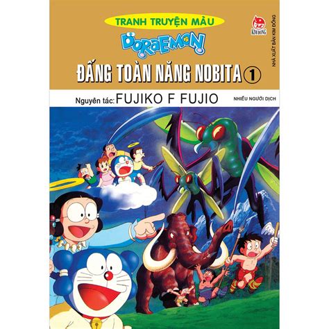 Truyện Tranh Doraemon Truyện Tranh Màu Đấng Toàn Năng Nobita Trọn Bộ 2 Tập Fujiko F Fujio