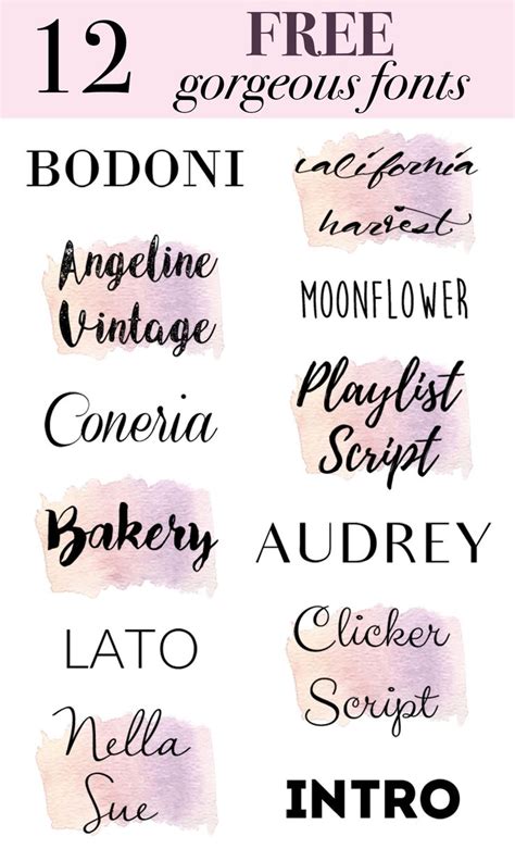 12 Gorgeous Fonts The Creative Soul Needs Free Script Fonts Free