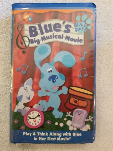 Blues Clues Blues Big Musical Movie Vhs Nick Jr Clamshell Blue My Xxx Hot Girl
