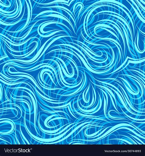 Seamless Pattern Smooth Turquoise Royalty Free Vector Image