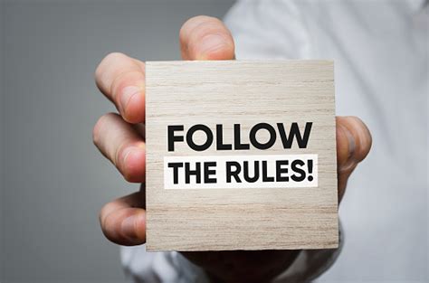 Follow The Rules Stock Photo Download Image Now Istock