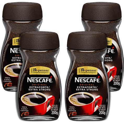 Nescafe Extra Strong Instant Coffee 7 Ounce200g Pack Of 4 Bulk
